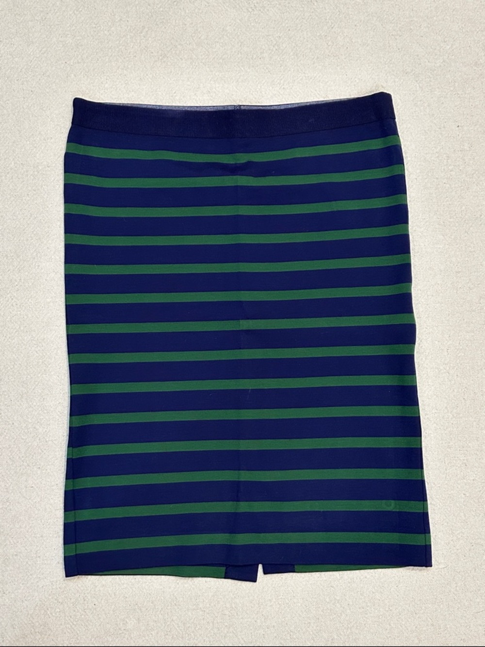Ann Taylor Striped Knit Pencil Skirt LP